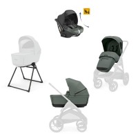 Inglesina Aptica XT Taiga Green system quattro 3 in 1 Darwin Recline